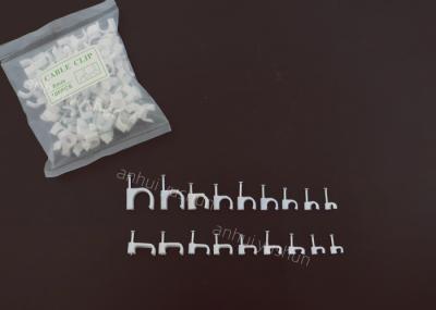 High Elasticity Grey Nylon Plastic Electric Cable Holders Clips 16mm