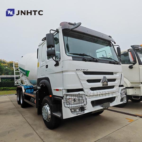HOWO Concrete Mixing Truck 6x4 380hp10 Wheels Capacity Cement Mixing Truck Mounted Concrete Mixer Pump Truck