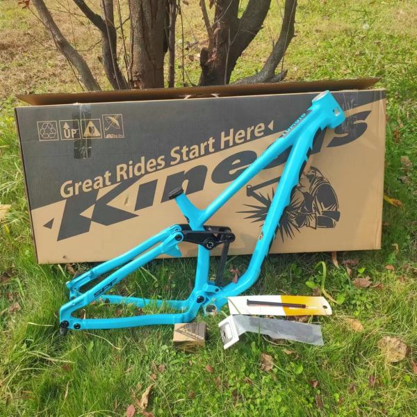 Kinesis TUM616 27.5+ 29er Алюминиевая полная подвеска Enduro Off-Road Soft Tail Рама горного велосипеда