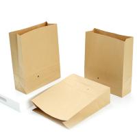 Sacs en papier à emporter faits sur commande de Papier d'emballage de transporteur de pain de Logo Print Deli Food Packaging