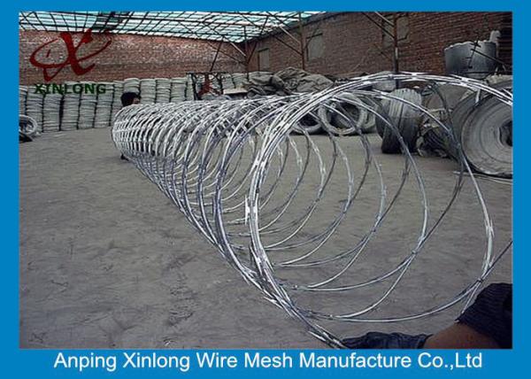 Stainless Steel BTO-22 Concertina Razor Wire / Security Barbed Wire