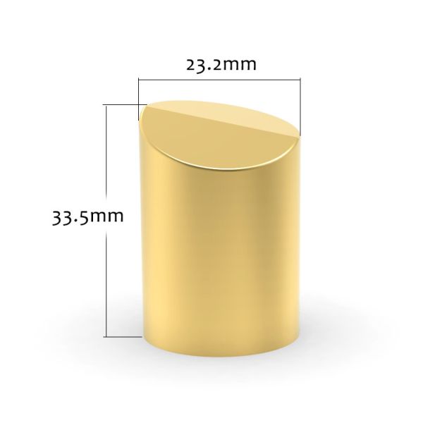 A presión las cápsulas de oro de perfume de la aleación del cinc de la fundición