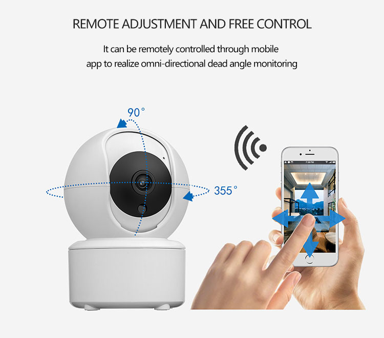 Камера 3MP автоматическая отслеживая умная беспроводная Wifi с ультракрасным ночным видением