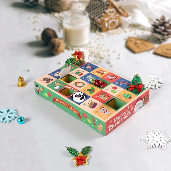 Calendrier de Noël Boîte à voile Boîtes cadeaux vides Poke Fun Holiday surprise