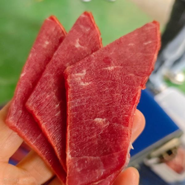 Portion Cutter Frozen Beef Chuck Roll Slicer Machine with 0.5-30mm Ajustable Slice thickness