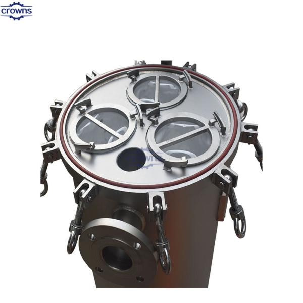 High Efficiency 3 Micron PP Filter Bag Filter Housing For Coconut Water Milk Oil Filtration