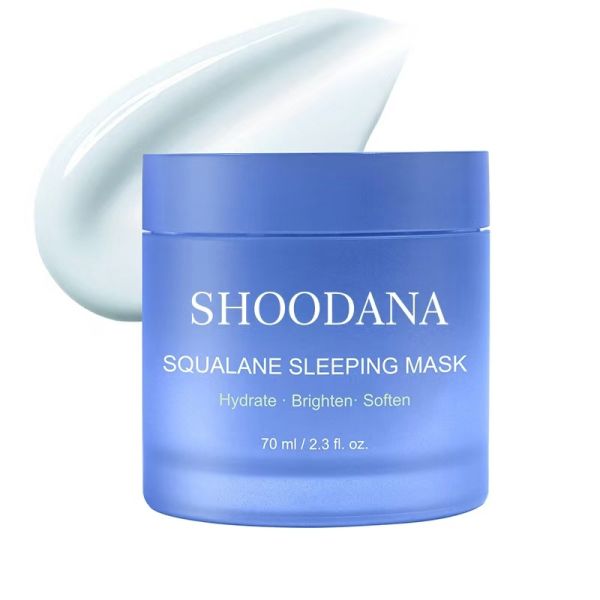 OEM ODM Nature douce Aqua Squalane Probiotique au cours de la nuit Radiance de la peau du visage Dormir profondément Crème hydratante nutritive