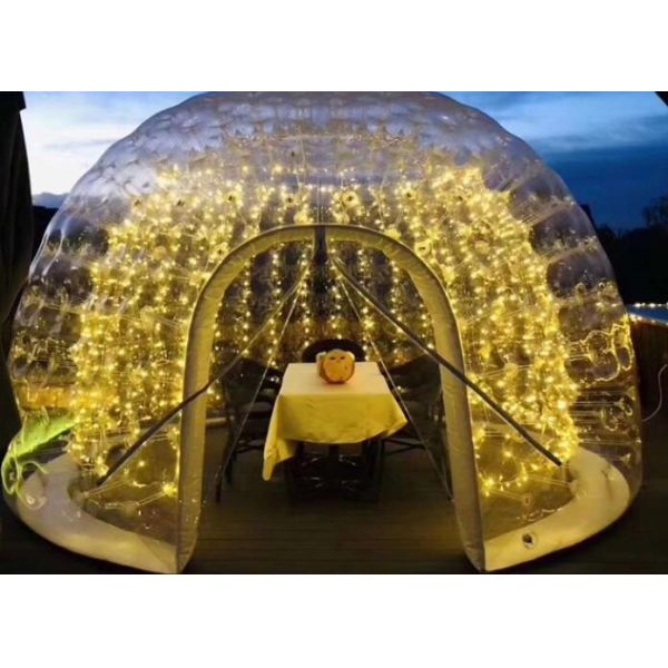 ПВХ брезент диаметр 5M надувная пузырь лагерная палатка надувная пузырь лагерная палатка