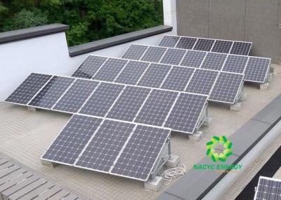 Suporte de alumínio solares do telhado liso com projeto do perfil baixo