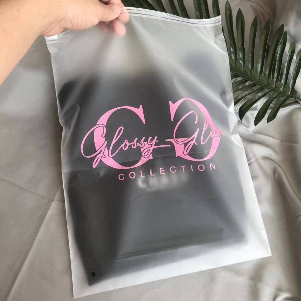 CTCX Custom Packaging Frosted Ziplock Bags Recycled Saco Zip Lock Zipper Cloth Bag Zip Lock Bag Clothes
