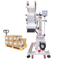 Ym320 boîte en carton automatique deux côtés autocollant coin machine d'étanchéité papier plastique grande boîte machine d'étiquetage