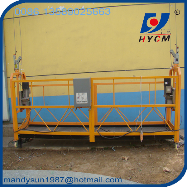 ZLP800 Aluminum Electric Scaffolding 800kg Aluminum Suspended Platform for sale