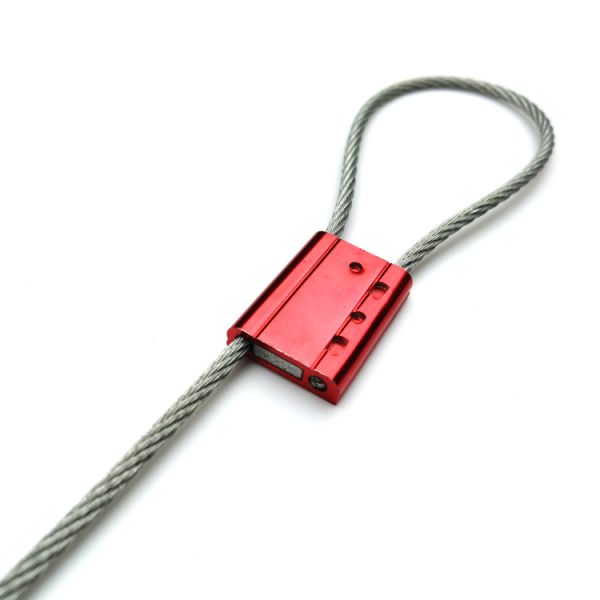 ISO 17712 Tamper Proof Container Cable Seal With 300mm Exposed Cable Length