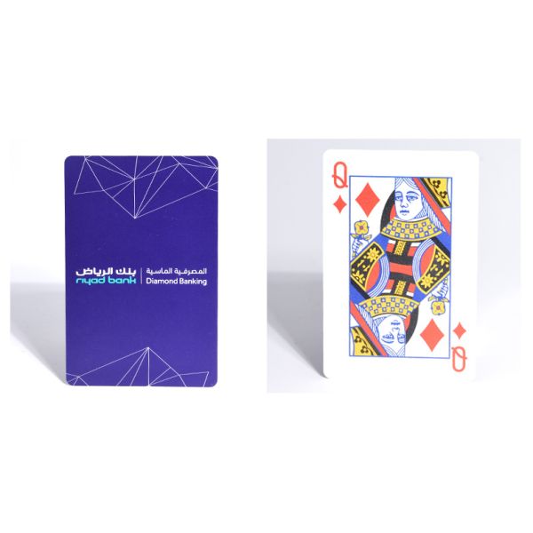 PVC Matte Personalized Plastic Playing Cards Texas Poker Casino Game Card