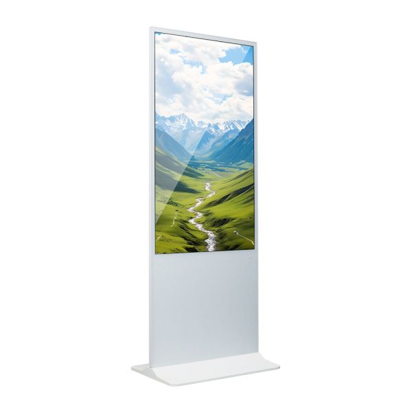 49 Inch Floor Standing Digital Signage Display with 350 Cd/m² Brightness and Android OS RK3568