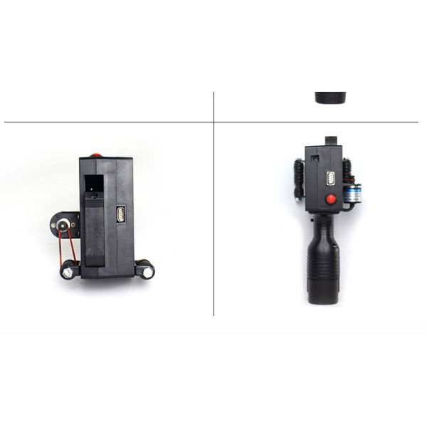 English Language Custom Handjet Batch Coding Machine for Plastic Carton Bottle Body