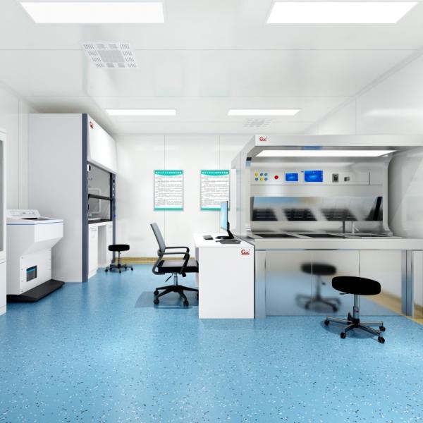 ISO 14644 Classe 8 Salle blanche modulaire, atelier GMP, pathologie