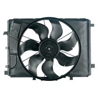Ventilador eléctrico del radiador para Mercedes Benz W204 400W con el cepillo A2045000193 del módulo de control