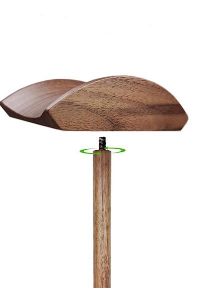 Porteur de casque en bois, support de stockage et de jeu, anti-dérapant avec base solide, accessoires pour écouteurs