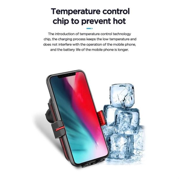 Wireless Charger Car Phone Bracket Fast Charging Wireless Charger Car Mount Mobile Phone Holder Stand