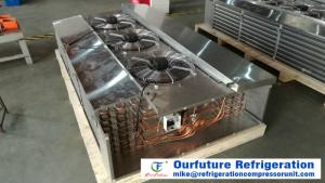 Ar gêmeo que funde no evaporador oposto do refrigerador de unidade do sentido