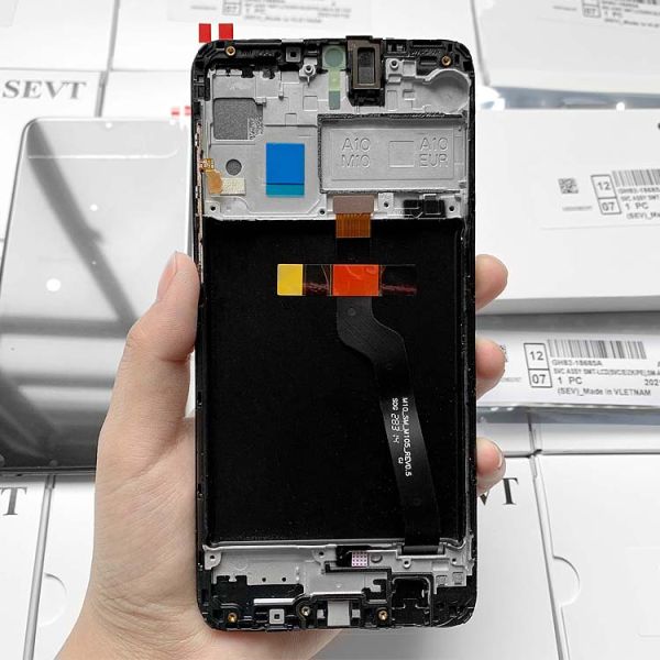 M10 Lcd With Frame For  M10 Мобильный экран   M105 Оригинальный сервисный пакет LCDS Pantalla