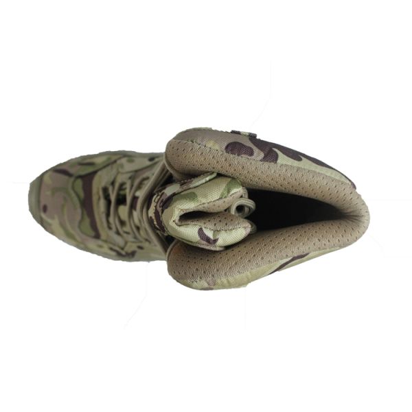 Army Boots Combat Style And Nylon Fabric Gusset For Extreme Environments SJ OEM Breathable Outdoor Shoes