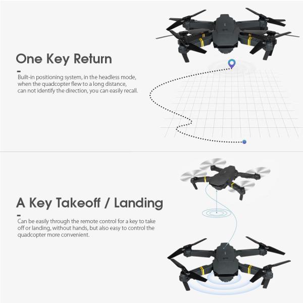 Drone de Emergência de Busca e Resgate 3 eixos Gimbal 4k Drone com ecrã LCD