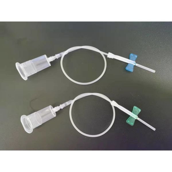 игла бабочки собрания крови черноты 22G с одним пакетом крыла индивидуальным