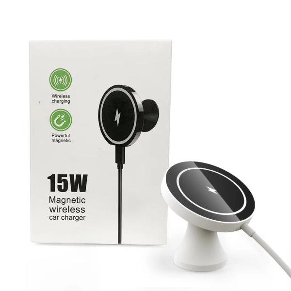 Car Vent 15w Magnetic Wireless Charger Magsafe Stand Automatic Clamping