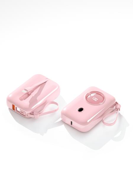 Ultra Compact Mini Power Bank Fast Charging 10000mah Type C Input