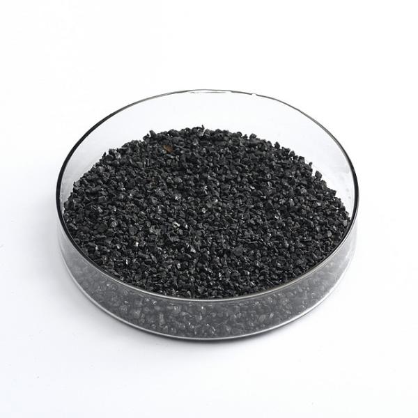 Black Copper slag black Iron-silicate black pearls sand 3~5mm for sandblasting medium