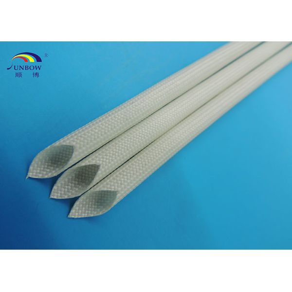 1.2KV Colored Soft Braided Fiberglass Sleeve With Silicon Resin Eco-friendly and Fireproof