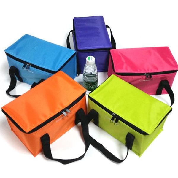 Aluminum Foil Food Delivery Green Insulated Cooler Bags