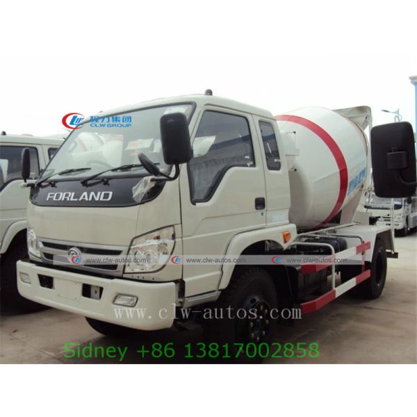 Тележка барабанчика конкретного смесителя Foton Forland 5cbm дизельная