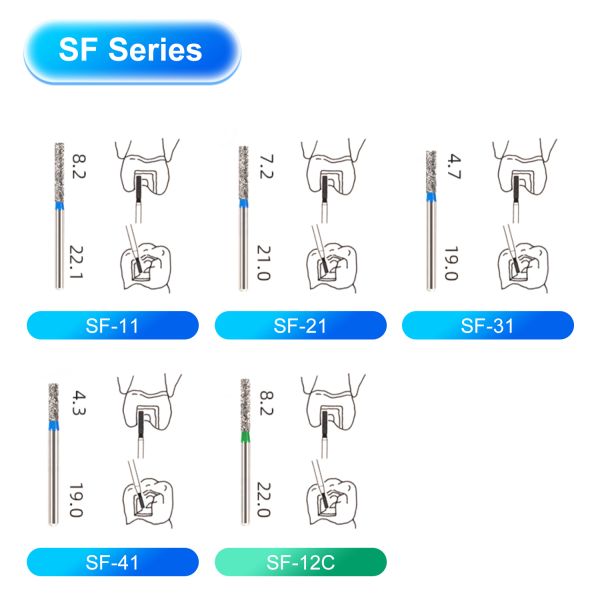 Round Carbide RA Dental Bur HP Latch Low Speed Contra Angle Instrument