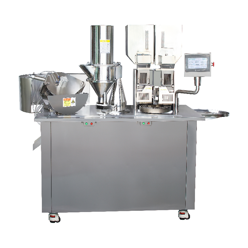 Semi-automatic capsule filling machine with dual capsule separation station