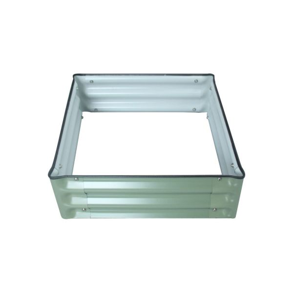 Light Green Large Galvanized Raised Garden Beds 2*2*0.3Ft Eco Friendly