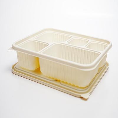 Customized Wholesale Eco-friendly Packaging Biodegradable Corn Residue Disposable Takeaway Food Box Cover