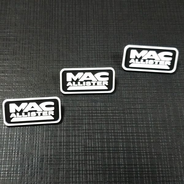 Изготовленной на заказ значки Pvc заплат 3D логотипа сплетенные одеждой резиновые