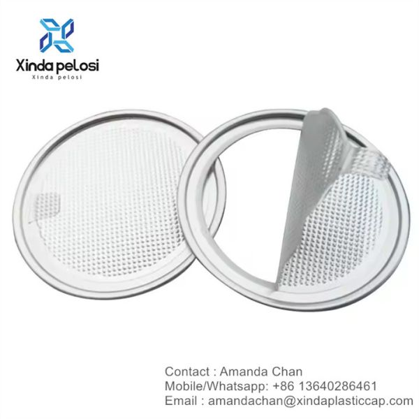 Алюминий пищевой класс легко очищается от конечного крышка для металлического молока в порошке Консервированный