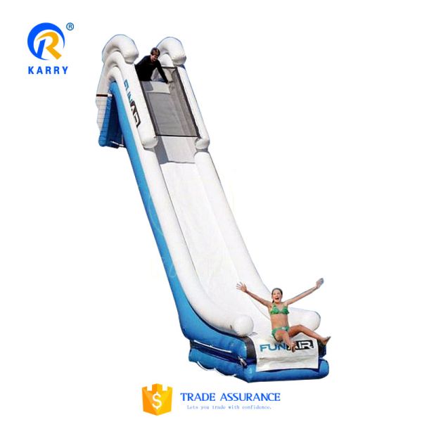 0.55mm PVC Tarpaulin Thread Accessories Included Large Inflatable Yacht Slide with Pool