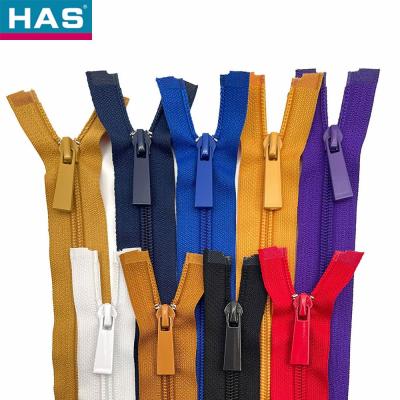 #3 #5 #8 Nylon Zipper Open-end Zipper Custom Zipper for Garment