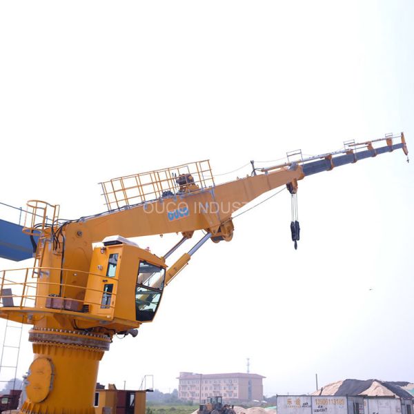 Аттестованный морской пехотинец крана заграждения ABS телескопичный подгонял гидравлический кран 1.5t 36.6m