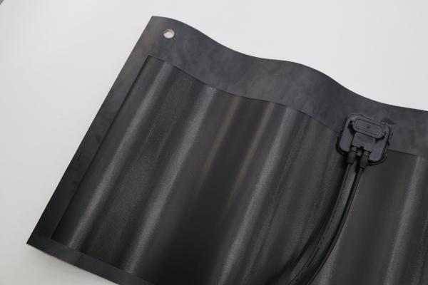 Single Piece Curved Solar Roof Tiles Open Circuit Voltage 6.69V BIPV Solar Shingles