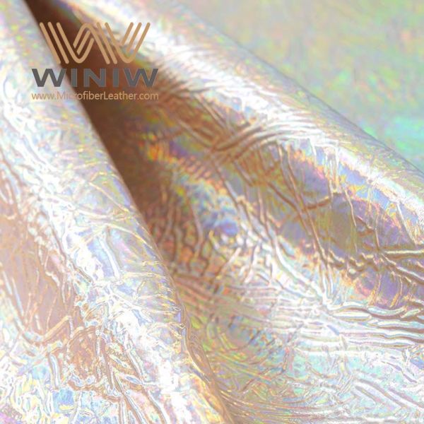 Antibacterial Shoes Synthetic Leather PU Coated Microfiber Shoe Lining Fabric