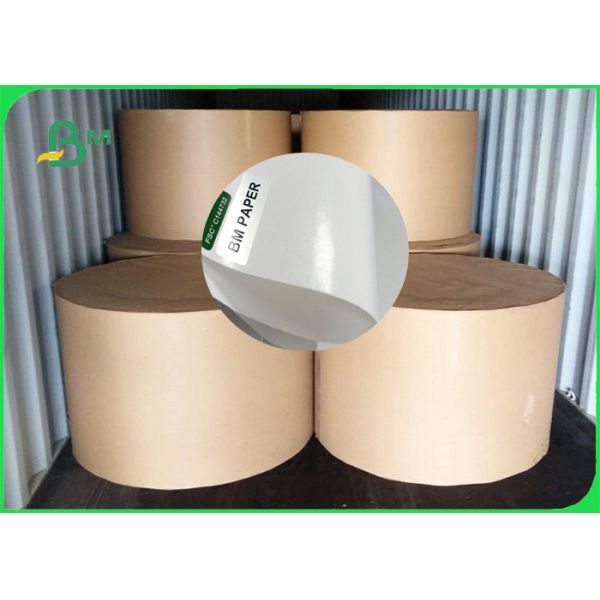 60gsm 70gsm 80gsm 120gsm Oil Resistant FDA Bleached Kraft Paper Roll For Meat