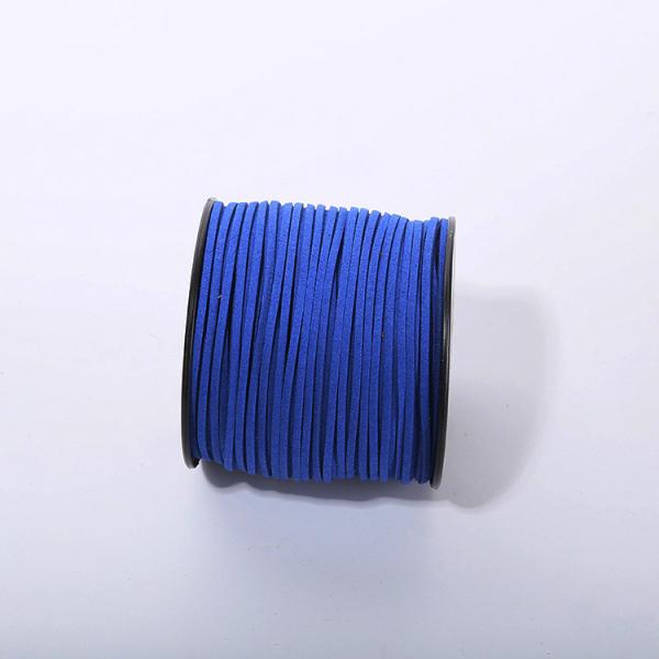 Fios de veludo de couro de camarão 3 mm Fios de veludo de dois lados