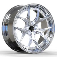 As 2 partes polonesa forjaram bordas Taggered 19 21 polegadas de 5x112 cabido a Audi RS5