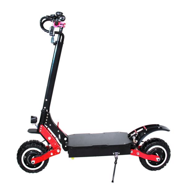 Big Wattage 11 Inch Lightweight Folding Electric Scooter Hydraulic Oil Brake
